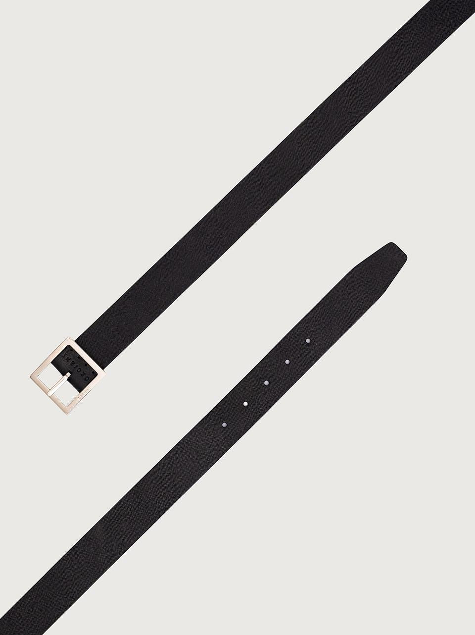 cintura reversibile h 35 mm U08311 SAFFIANO DOUBLENERO\TDM ORCIANI