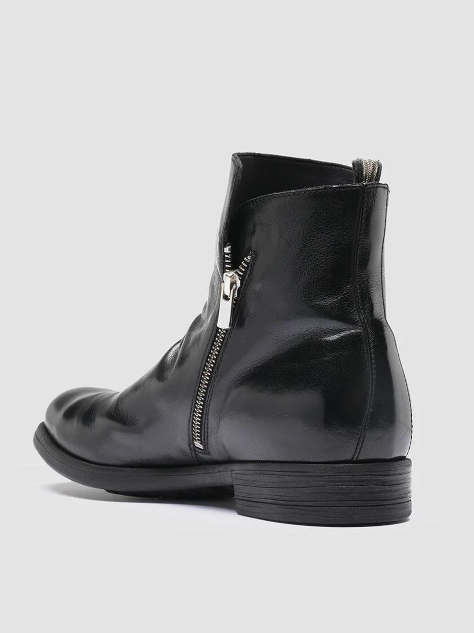 stivaletto 2 zip CHRONICLE042 IGNIS TNERO officine creative