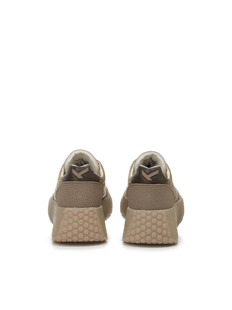sneakers suola alta KW9768 446TAUPE\NUT Keh.noo