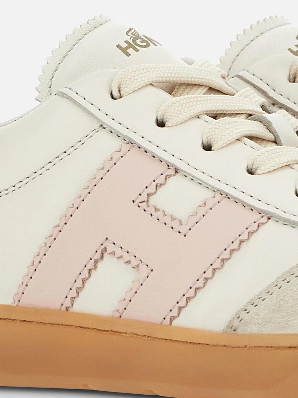 sneakers cool HXW6470FB60QDA0CA7 BIANCO ROSA HOGAN