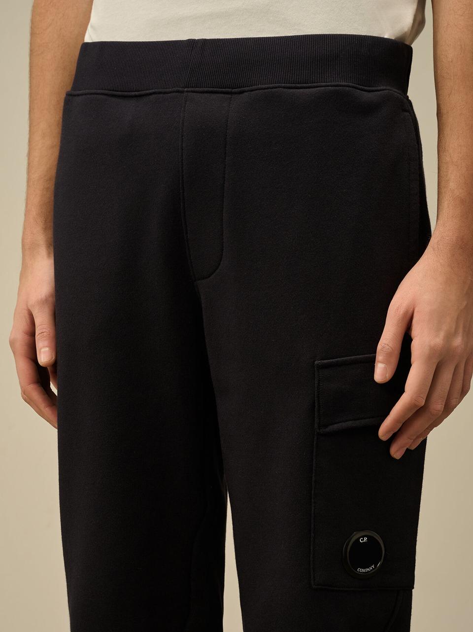pantalone in felpa con tasca laterale 18CMSP017A005086W 888 C.P COMPANY