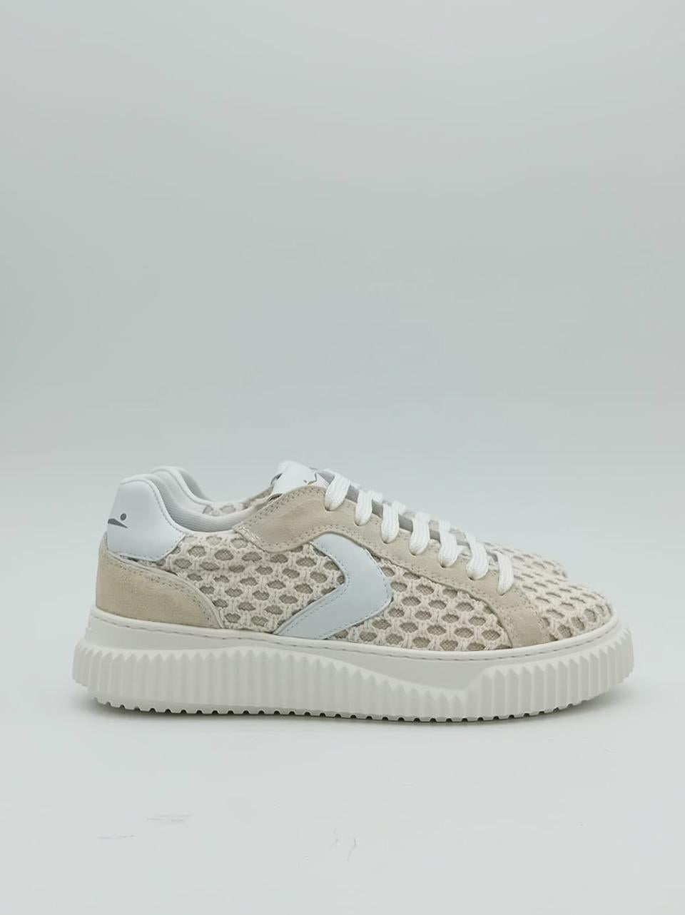 sneakers lipari LIPARI 0E07-2017542 CREAM\OFF WHITE VOILE BLANCHE