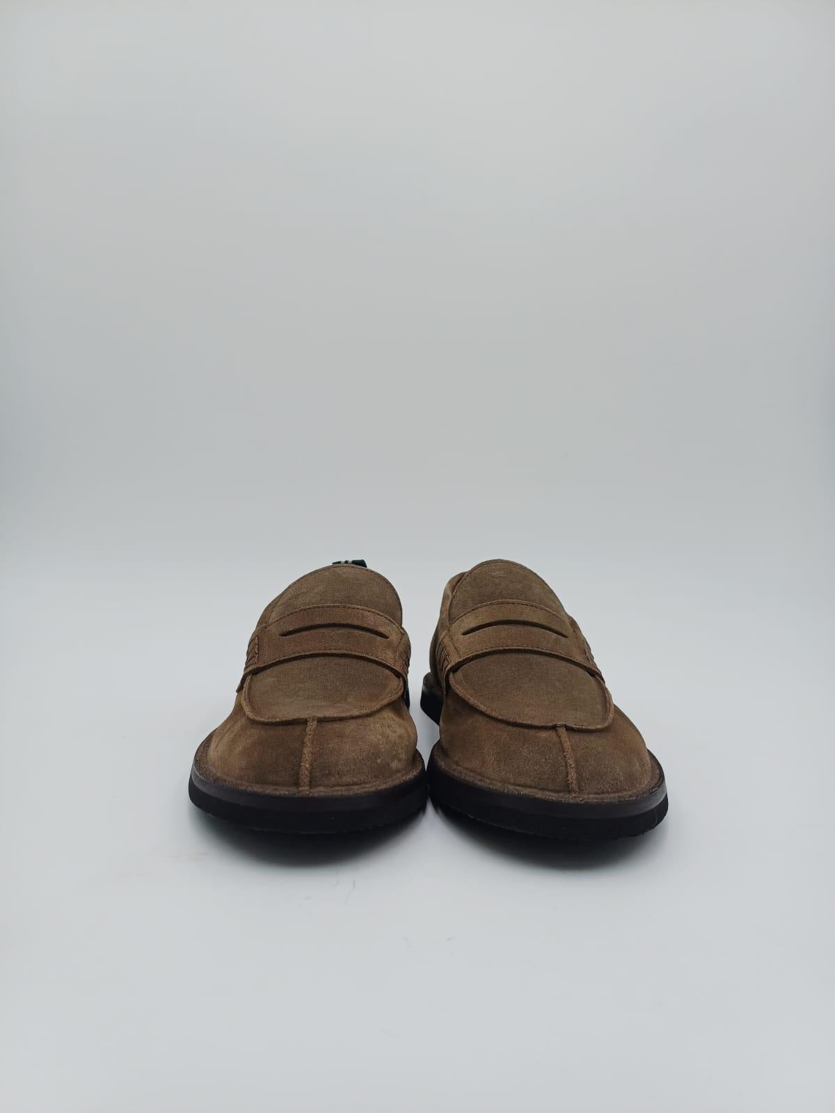mocassino con passante ideal suola in gomma 1013 LIGTHSABBIA GREEN GEORGE