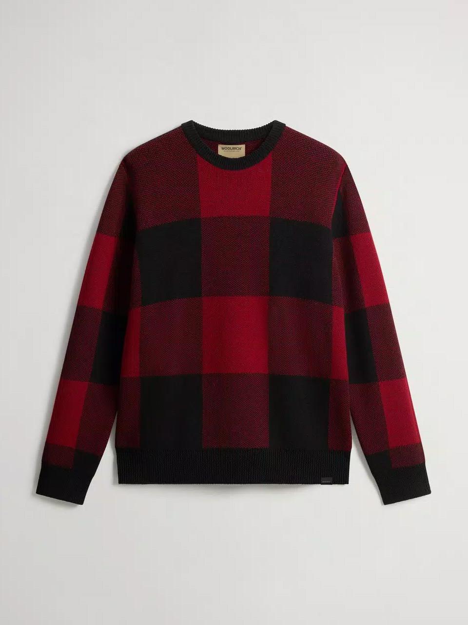 maglia a quadri KN0294 5321 WOOLRICH