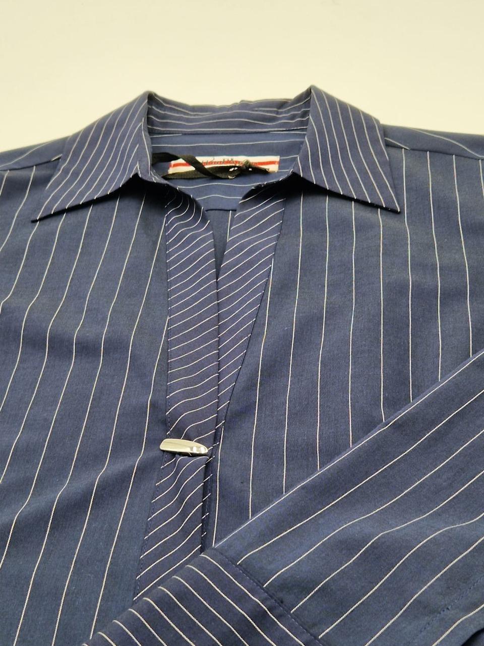 camicia m lunga SDS DC5284 BL ottod'ame