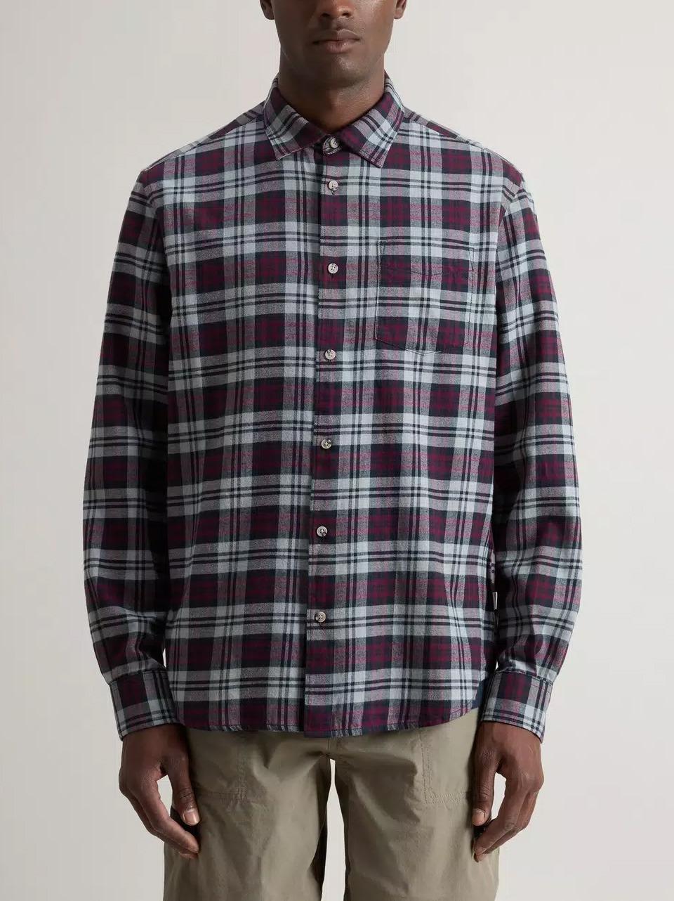 camicia quadri SI0117 1908 WOOLRICH