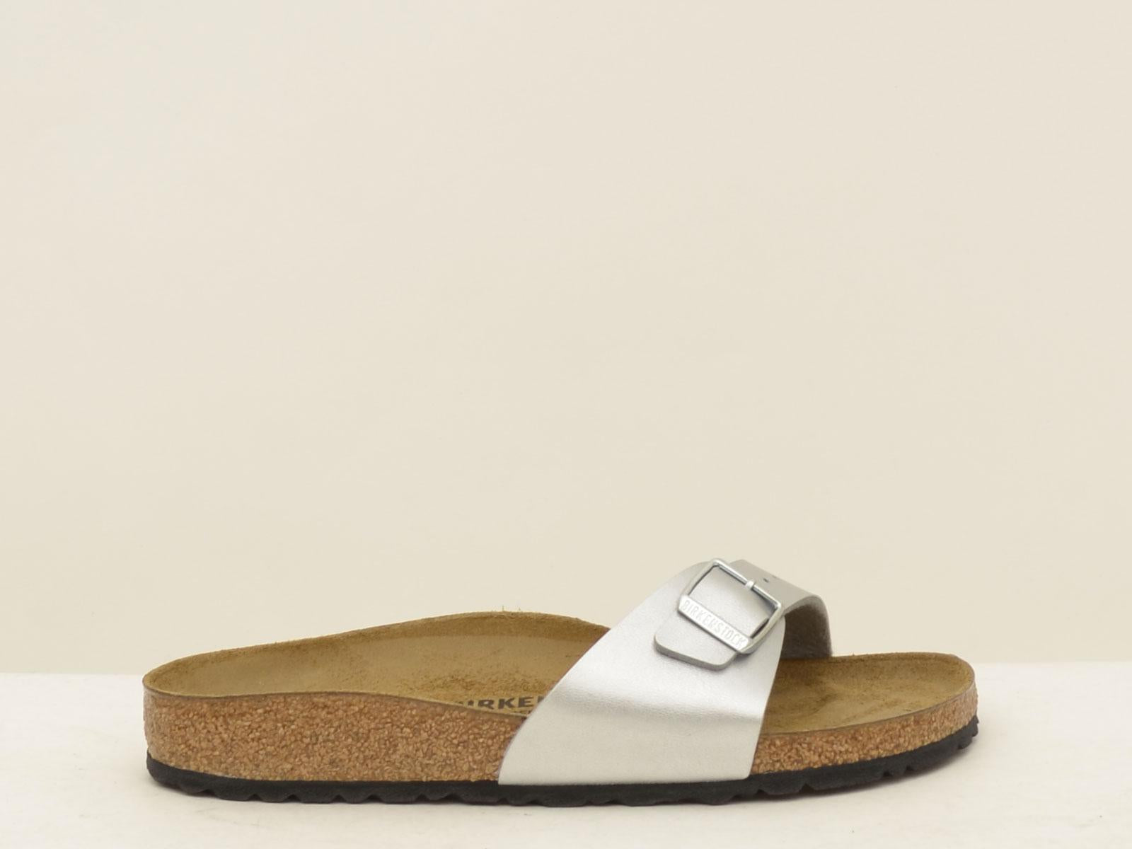 sabot madrid MADRID040413 SILVER BIRKENSTOCK