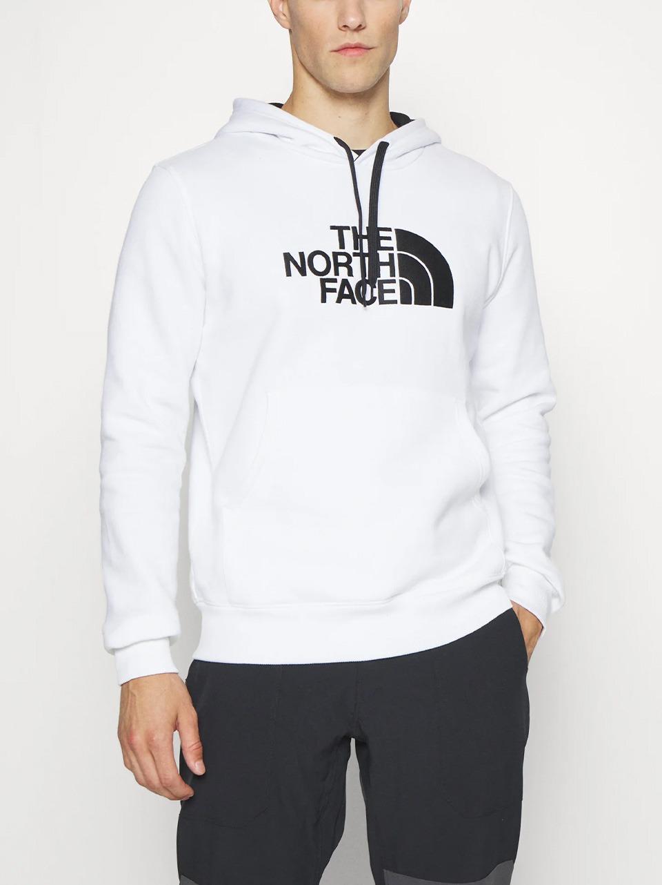 drew peak hoodie NF00AHJYLA WHITW THE NORTH FACE