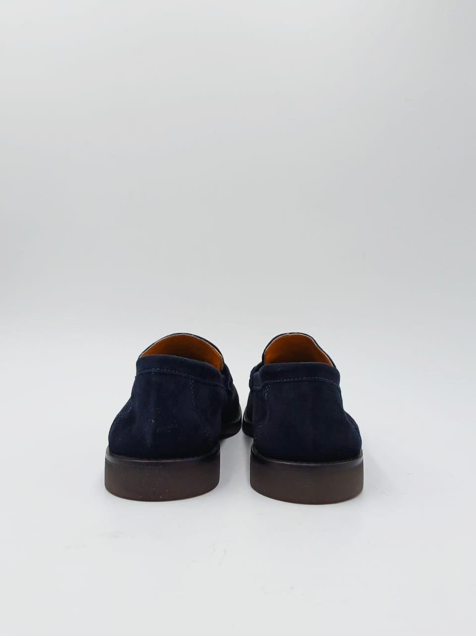 mocassino con passante e staffa 011 2356 BLU MICHAEL DASS