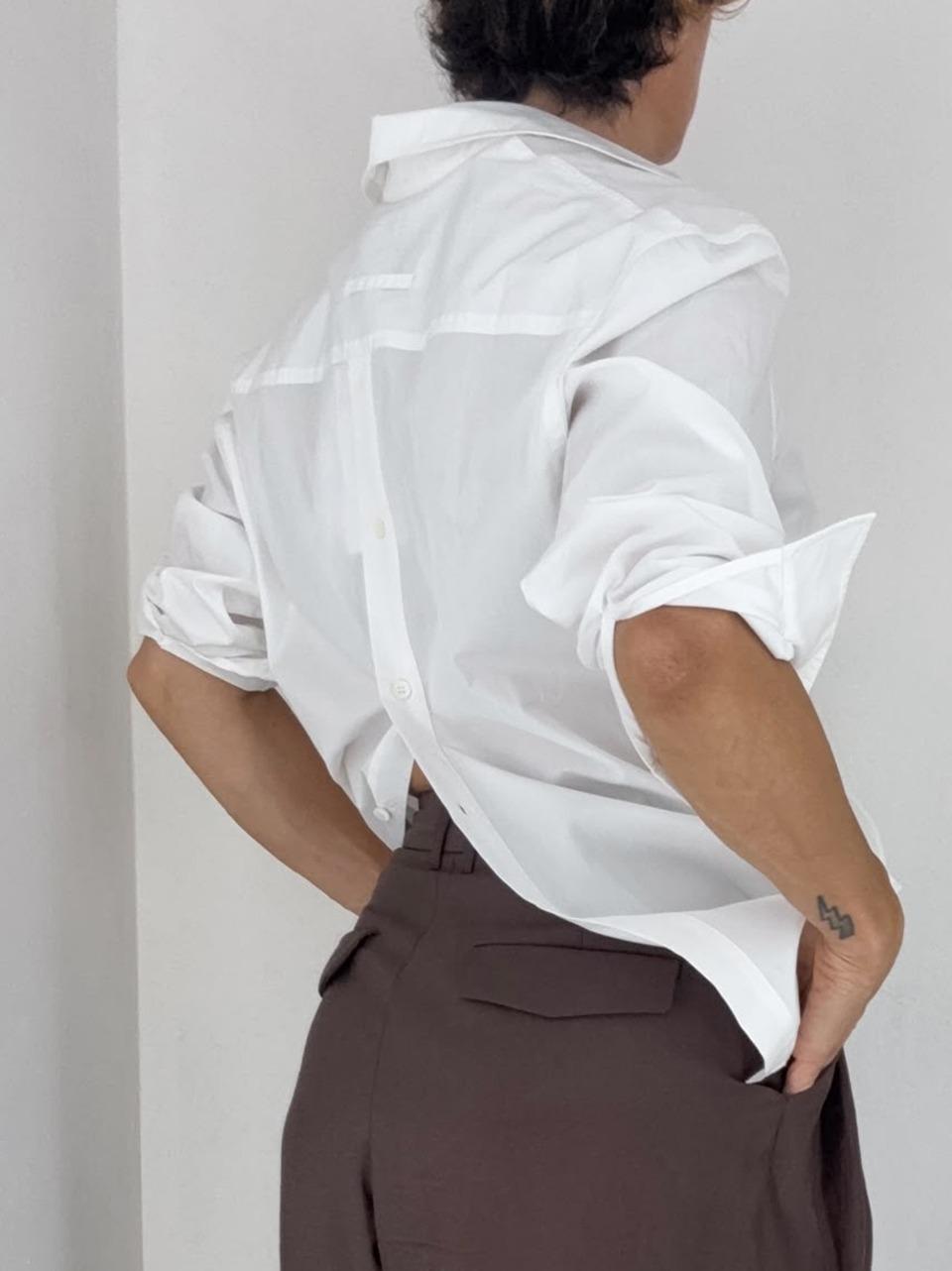 camicia over schiena apribile SISTER B DEPARTMENT FIVE