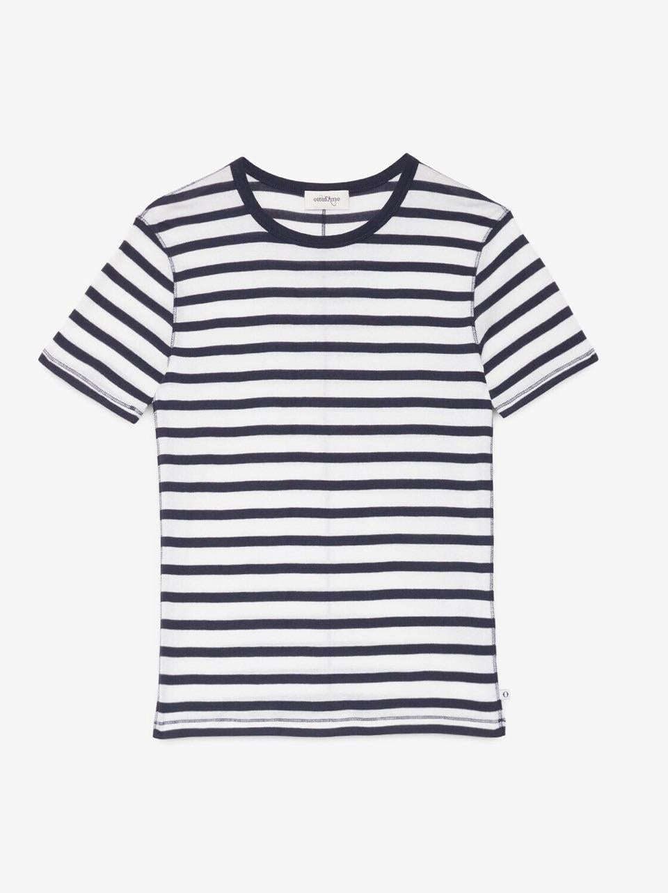 t shirt righe LOD DM8157 B ottod'ame