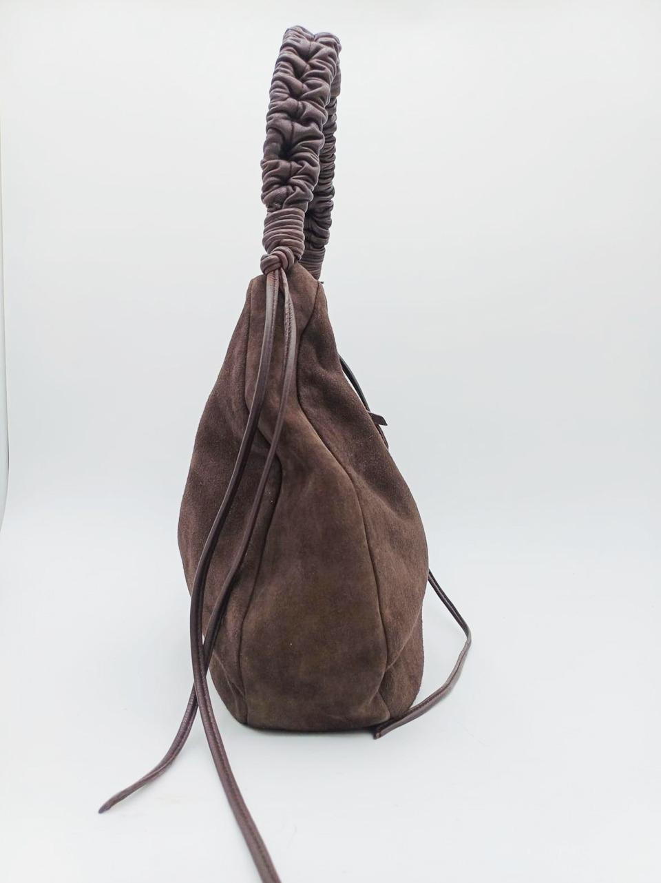 borsa a spalla mezza luna 1201 BROWN REHARD