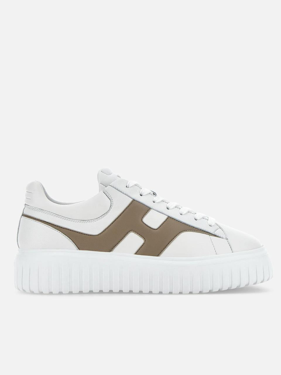 sneakers H-Stripes HXM6450FE91LE901GK BIANCO BEIGE HOGAN