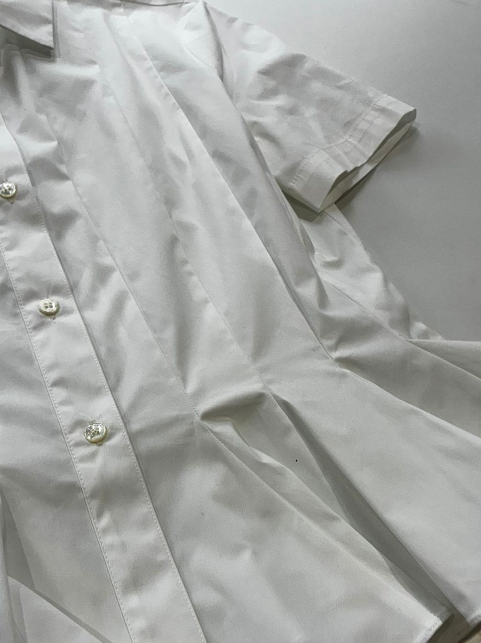 camicia plisse godet F6K09 B LIviana conti