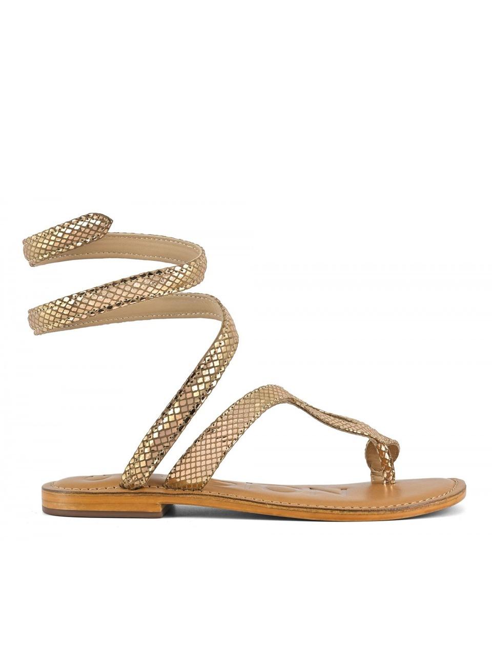 sandalo flat infradito R2250001 PINK GOLD CB FUSION