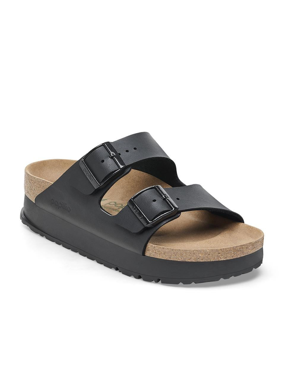 sabot arizona papillio platform ARIZONA1027385 BLACK BIRKENSTOCK
