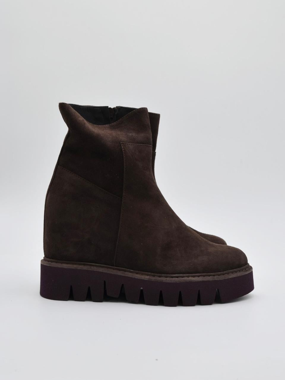 stivaletto con zip 125172 BROWN MICHAEL DASS