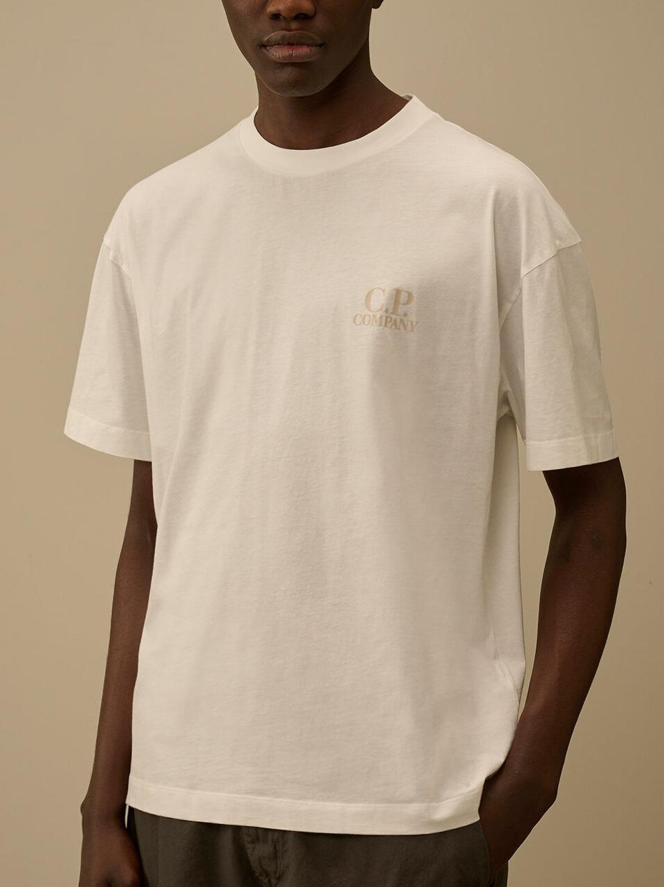 t shirt jersey stampa back 20CMTS086A 103 C.P COMPANY