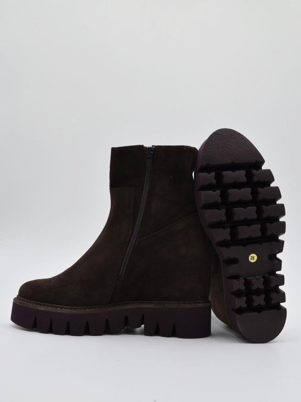 stivaletto con zip 125172 BROWN MICHAEL DASS