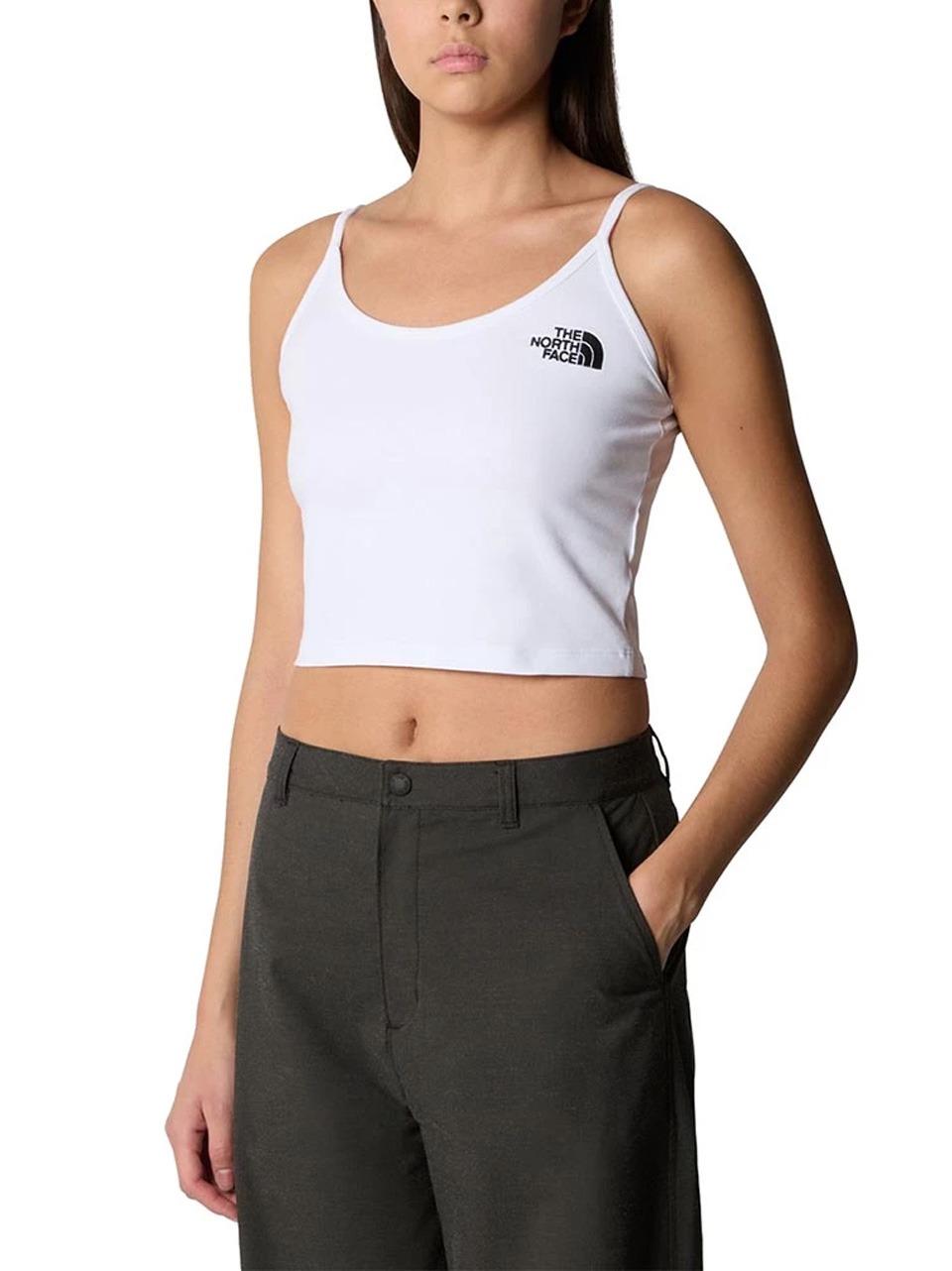 w crop tank NF0A55AQ WHT THE NORTH FACE
