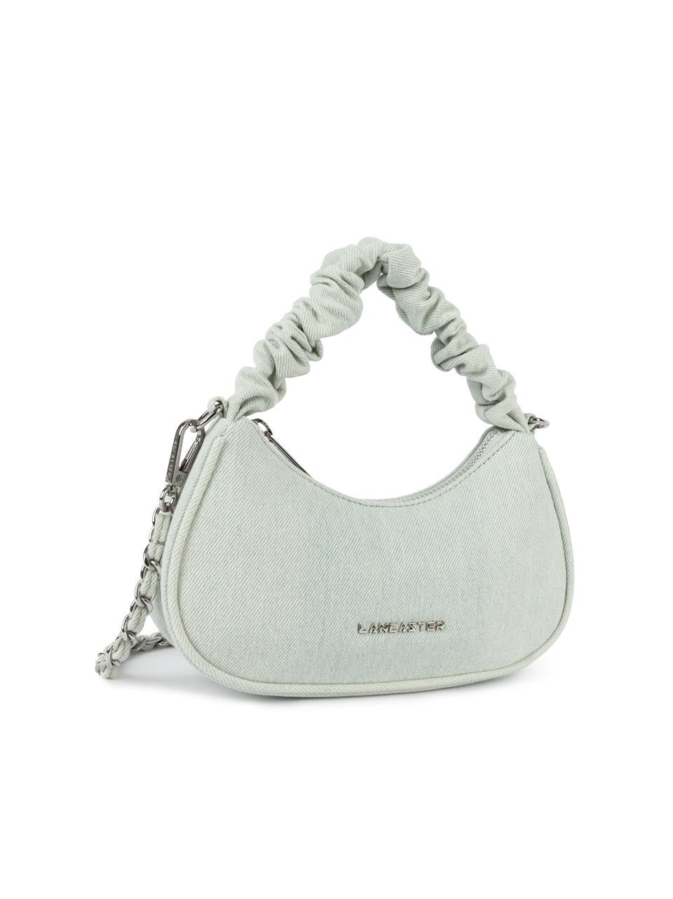 borsa mini mezza luna 518-041 BLU CLAIR LANCASTER