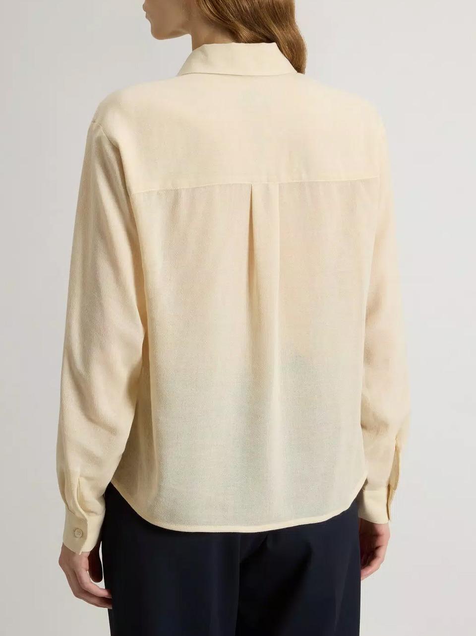 camicia garzata CFWWSI2000 FRUT 5037 MILKY WOOLRICH