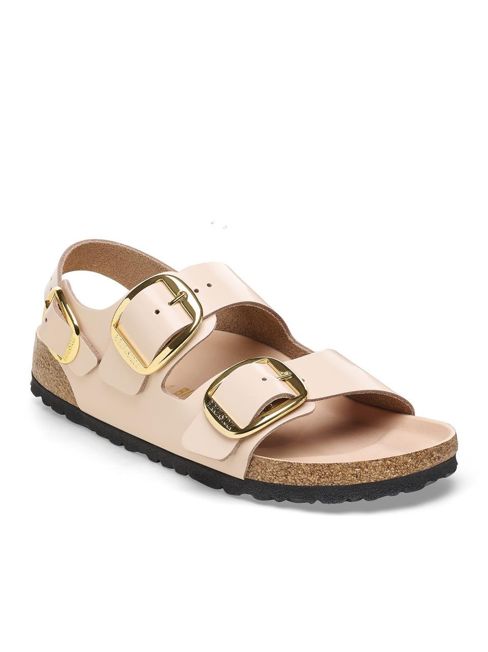 sandalo milano big bukle MILANO1026484 EW BEIGE BIRKENSTOCK