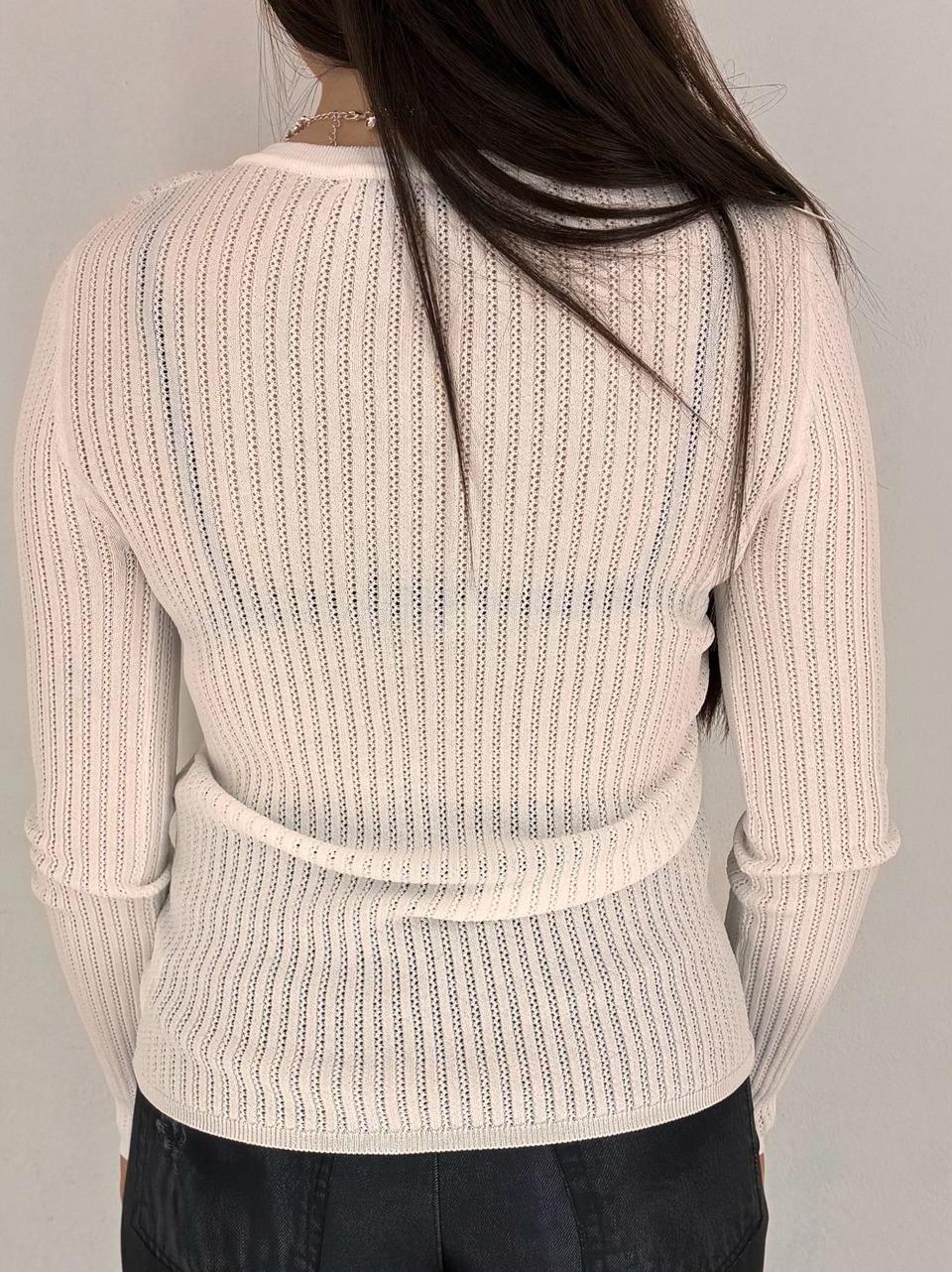 cardigan catenella JC4351014 SAND Jucca