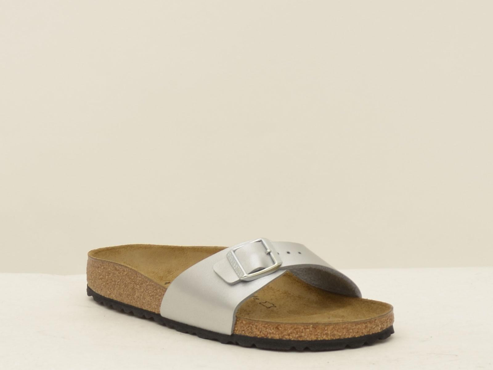 sabot madrid MADRID040413 SILVER BIRKENSTOCK