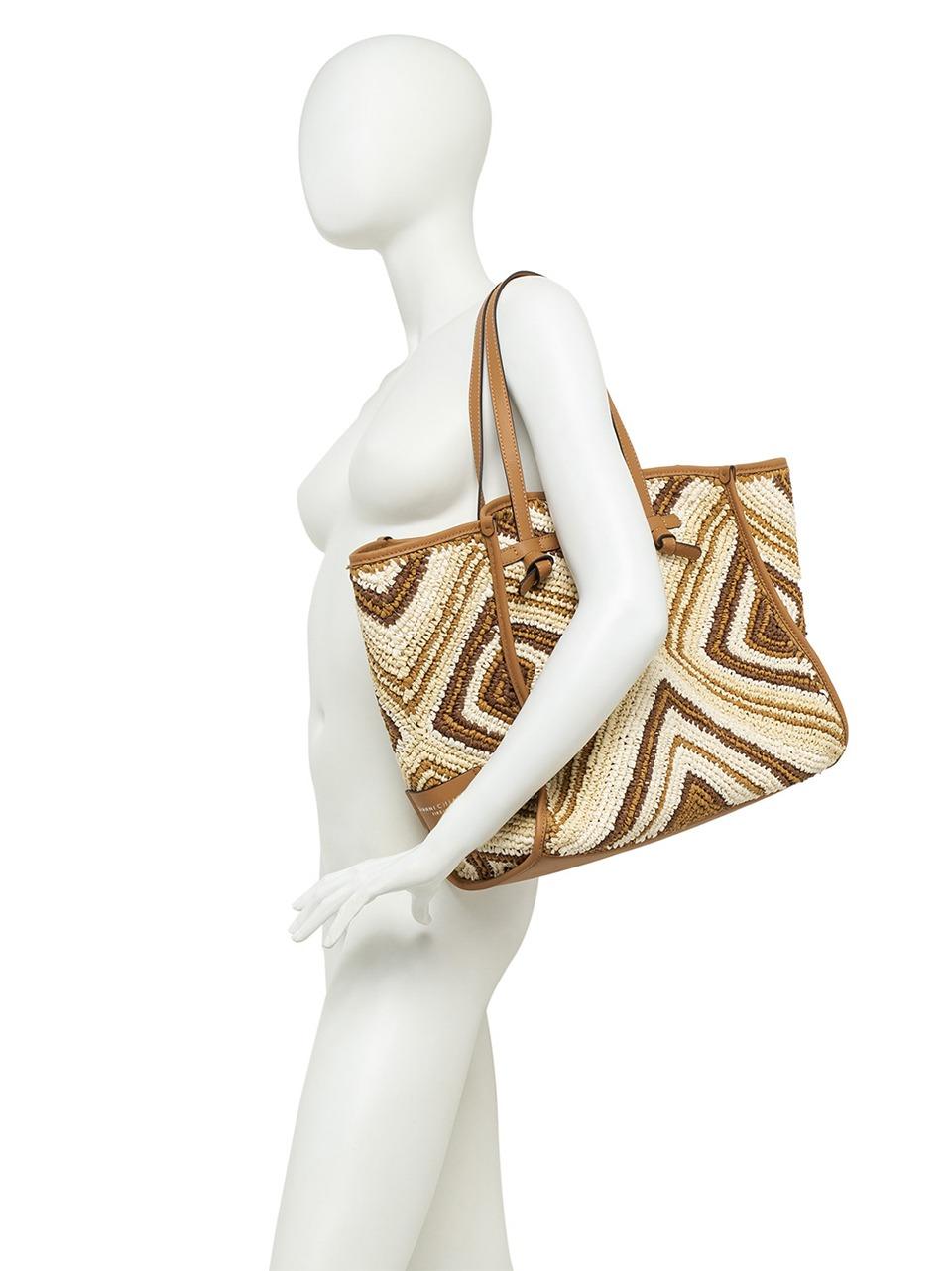 borsa matcella in paglia a telaio BS6850ESIR VARIANTE CUOIO MARCELLA CLUB by gianni chiarini