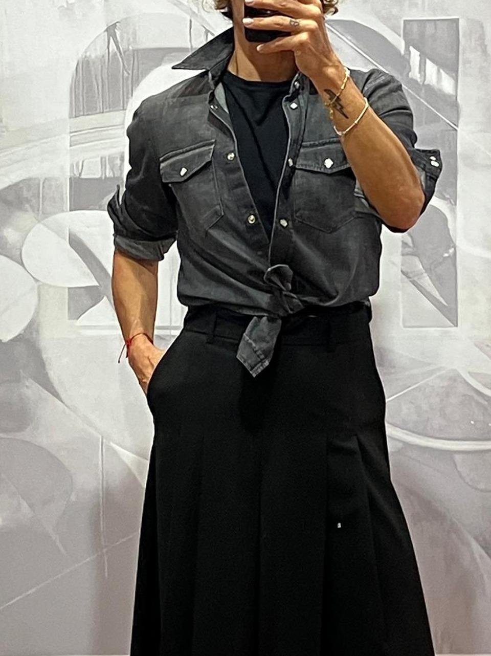 camicia tex denim MULBERRY DS DEPARTMENT FIVE