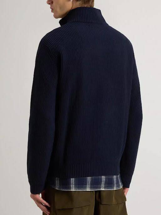 maglia mezza zip CFWOKN2024MRUF5032 MB WOOLRICH