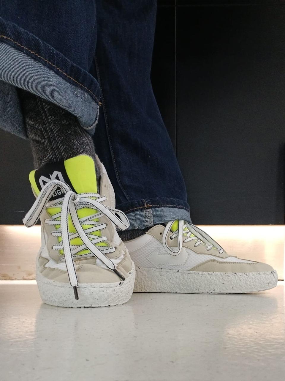 sneakers uriduri URIDURI WHITE CRINCLE ID.EIGHT
