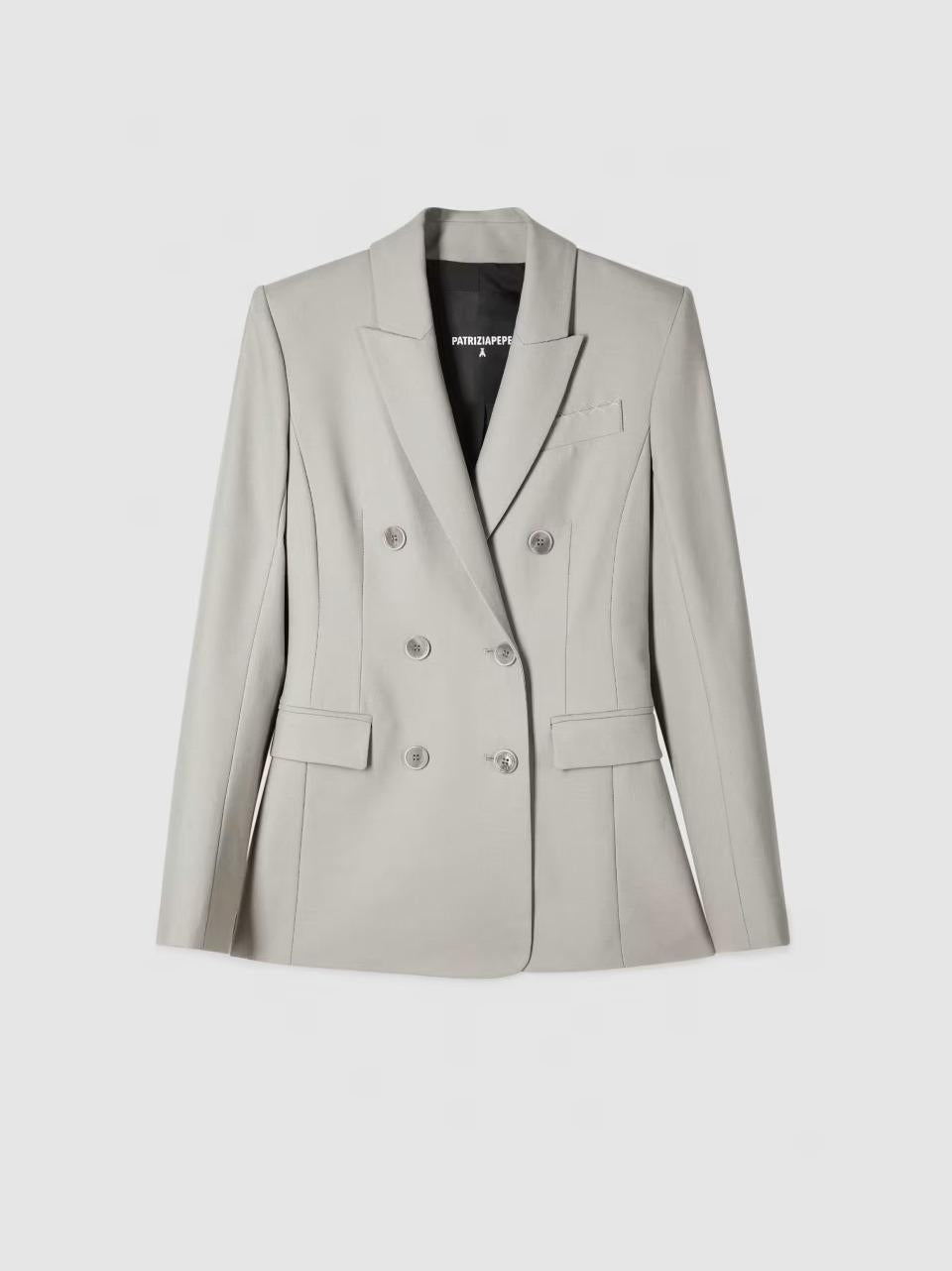 giacca doppio petto 2S1638A475 GRIGIO Patrizia pepe