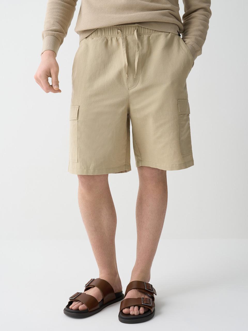 bermuda cargo lino cotone 0800 711 COLMAR