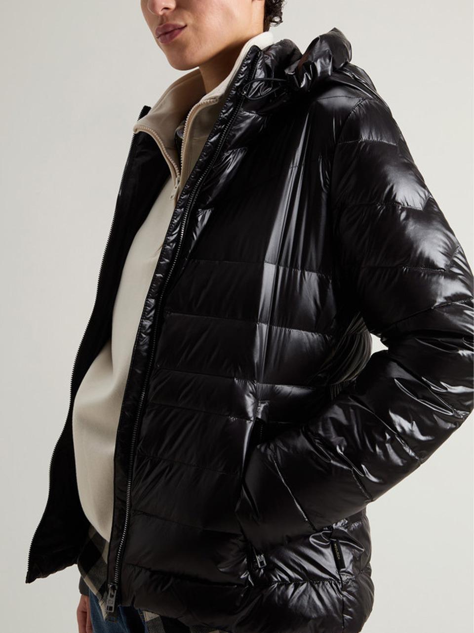 piumino con cappuccio shining OU1034 100 WOOLRICH