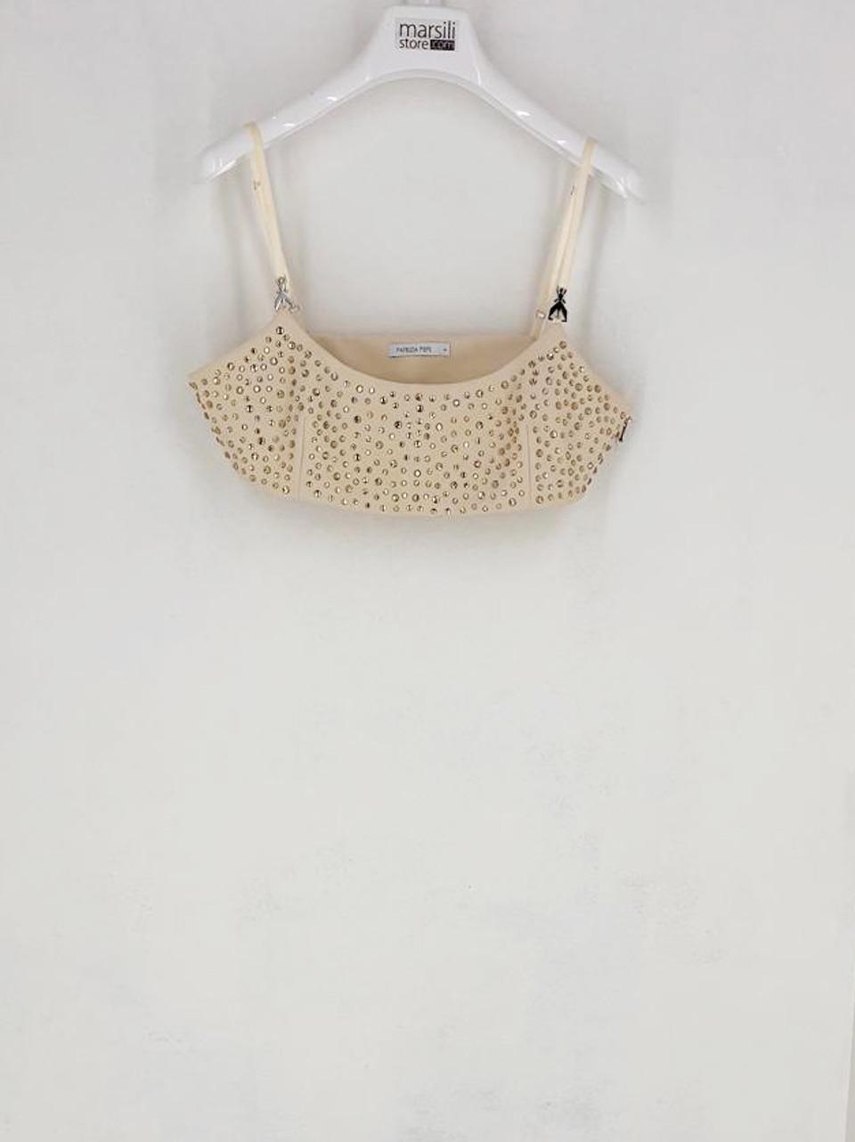 top bralette strass 2C1694 A737 W418 Patrizia pepe