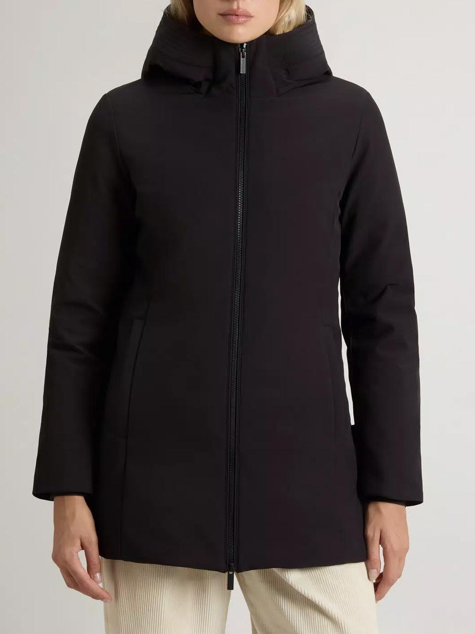 new firth down parka soft shell CFWWOU2045FRUT 3496 BLK WOOLRICH