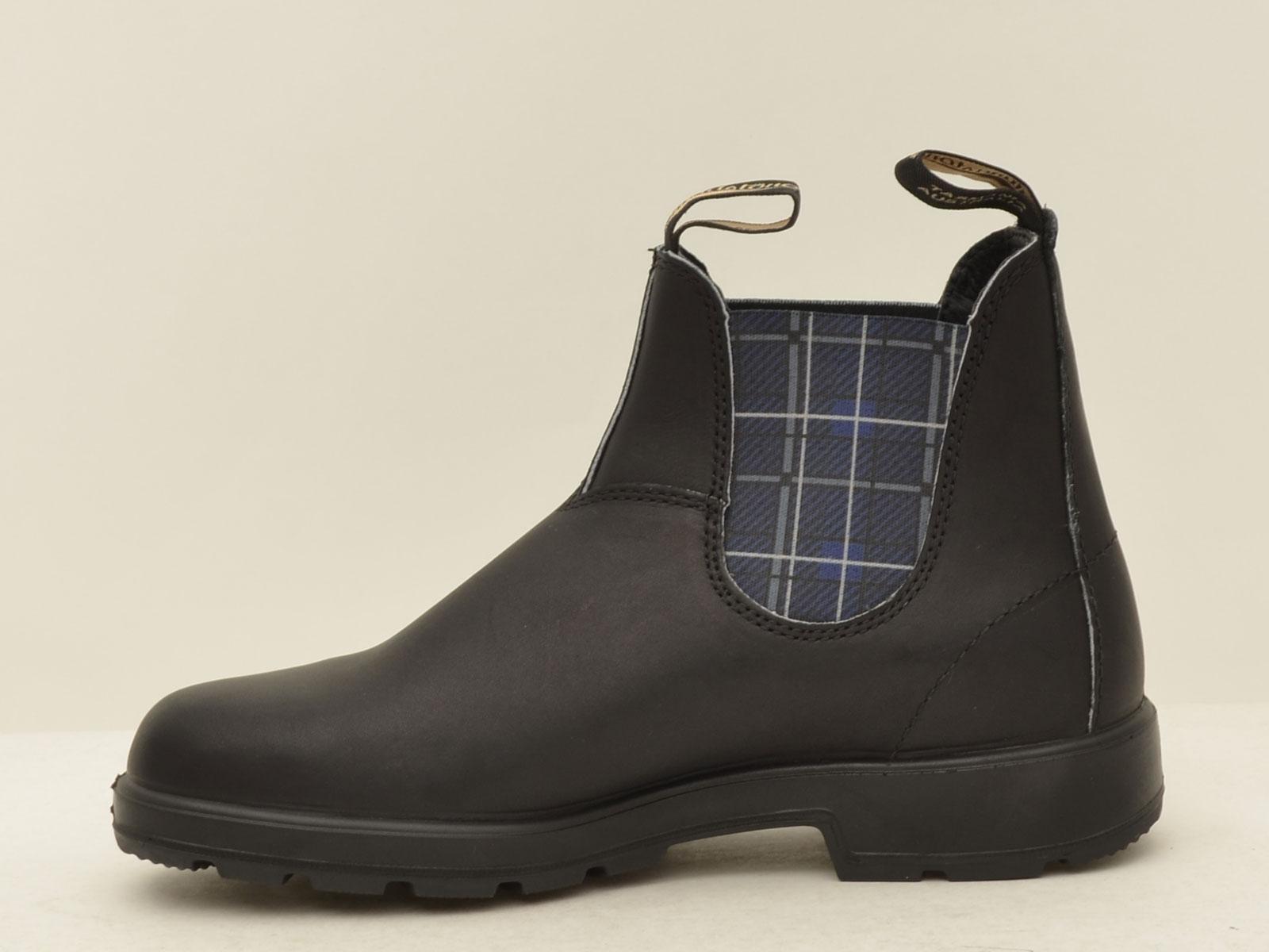 beatles elastico tartan blu 2102 BC BLACK LEATHER BLACK Blundstone