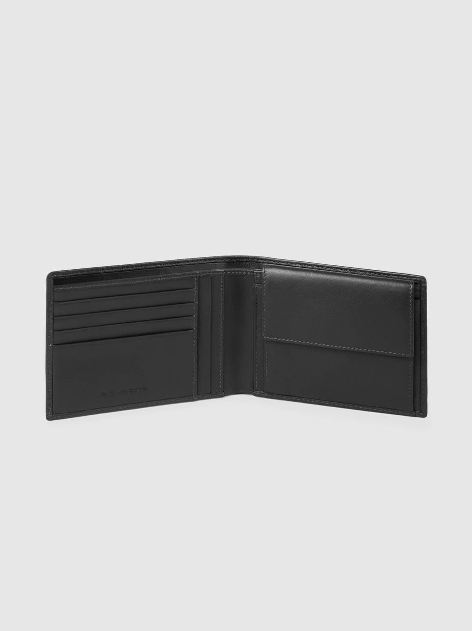 potrafogli con portamonete PU257UB00R NERO PIQUADRO