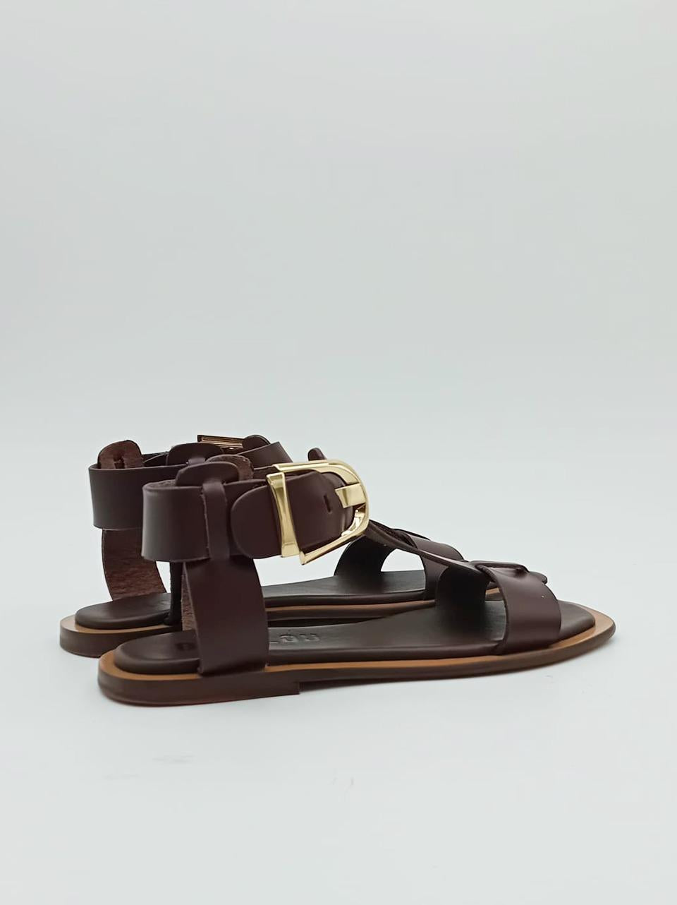 sandalo flat a t 901 brown BIBI LOU