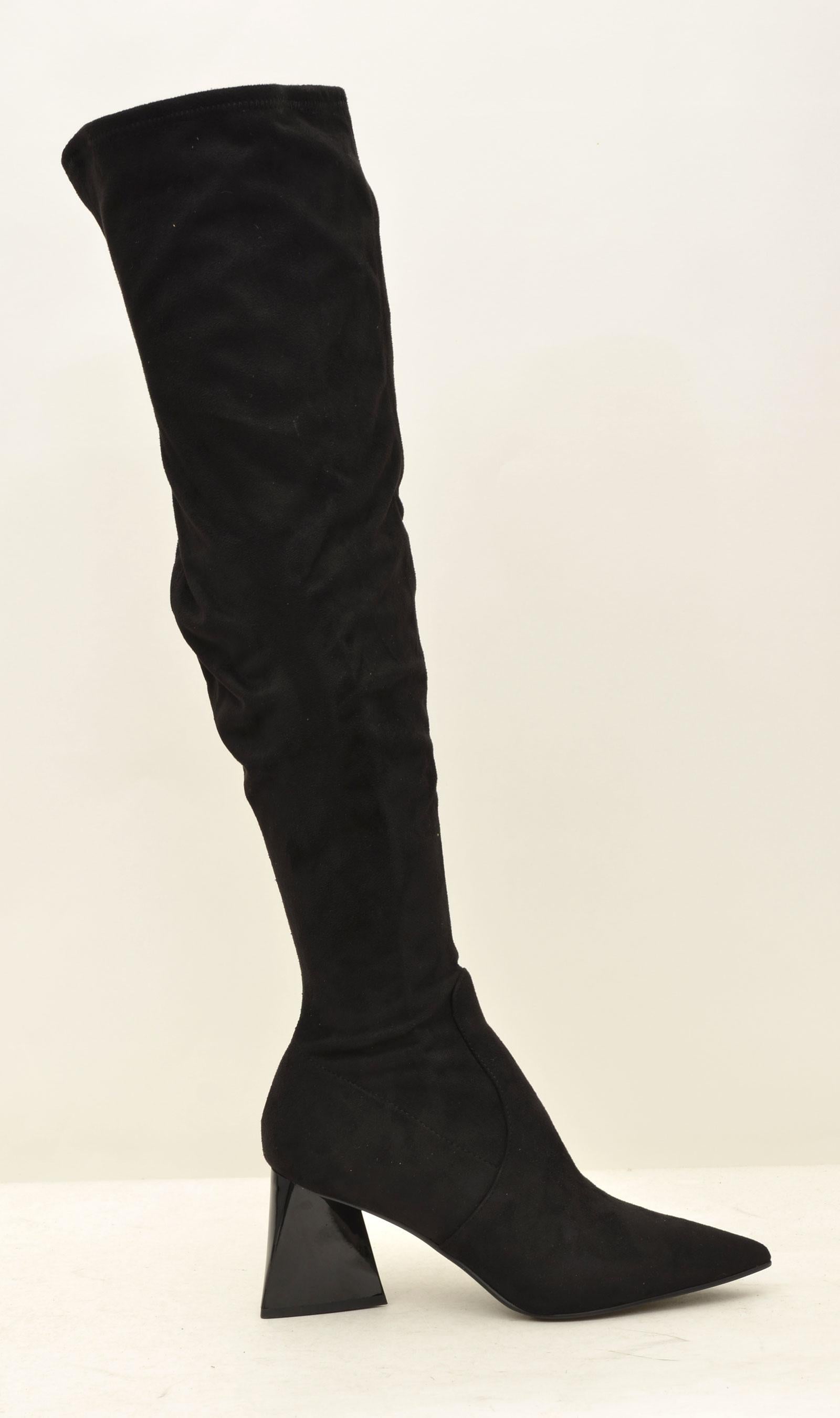 stivale tacco h70mm SMSEVERMORE BLK BLACK STEVE MADDEN