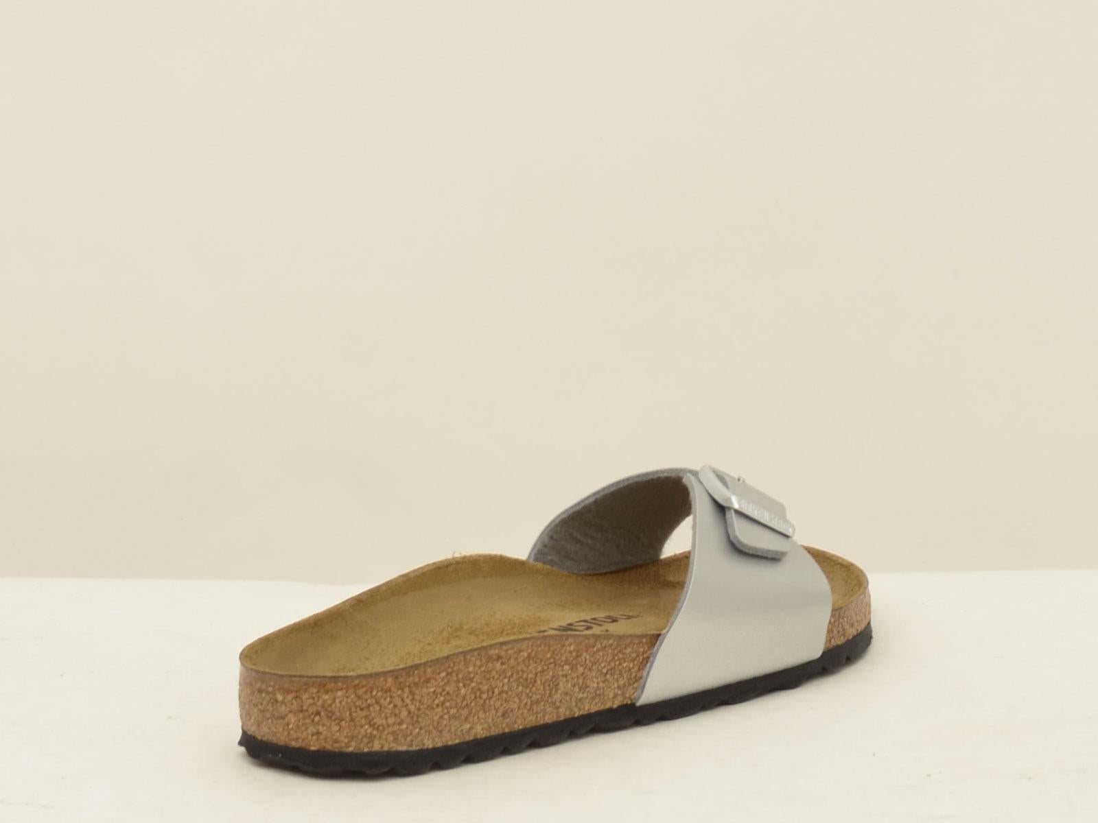sabot madrid MADRID040413 SILVER BIRKENSTOCK