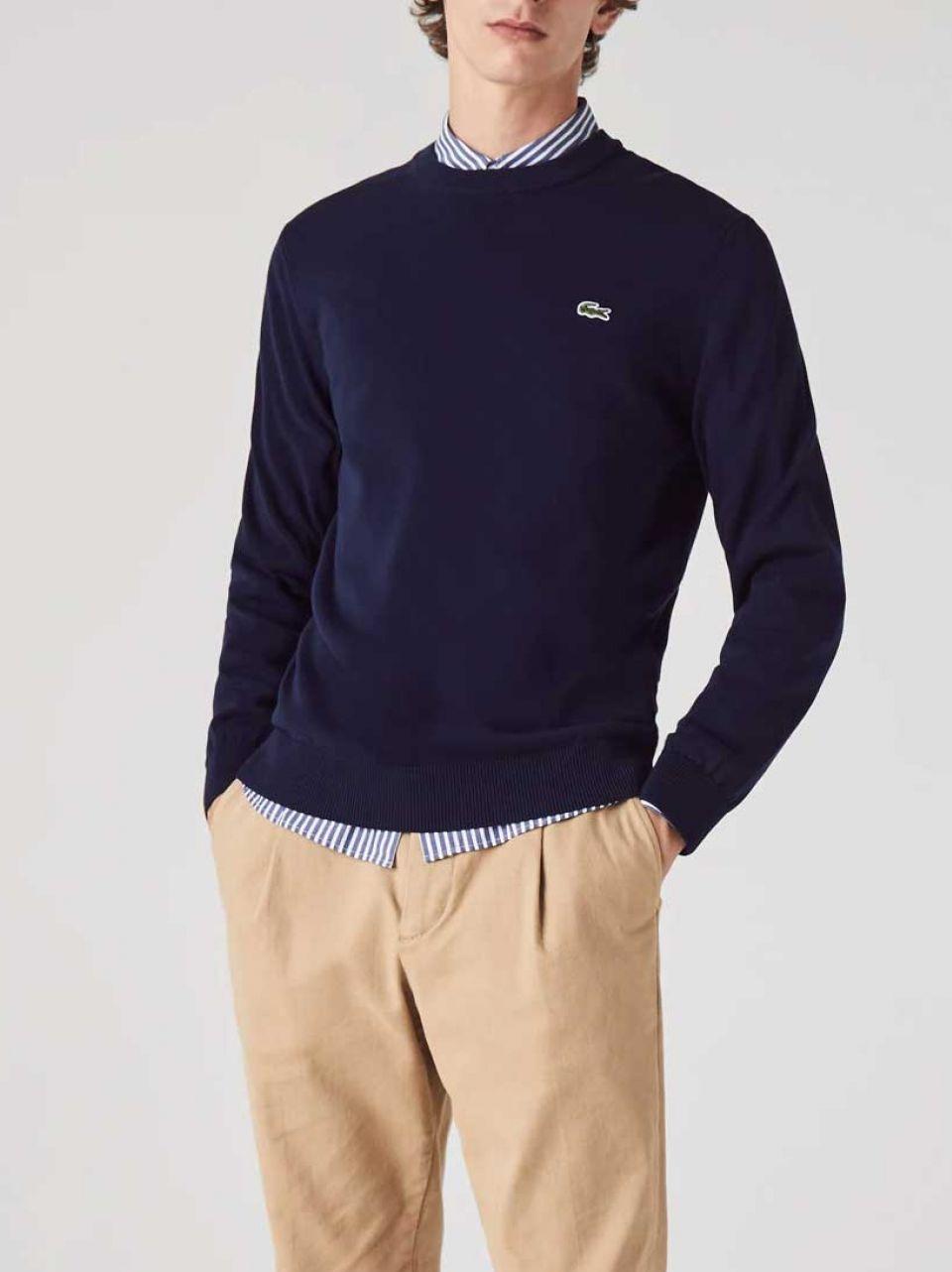 girocollo misto lana AH3225 B LACOSTE