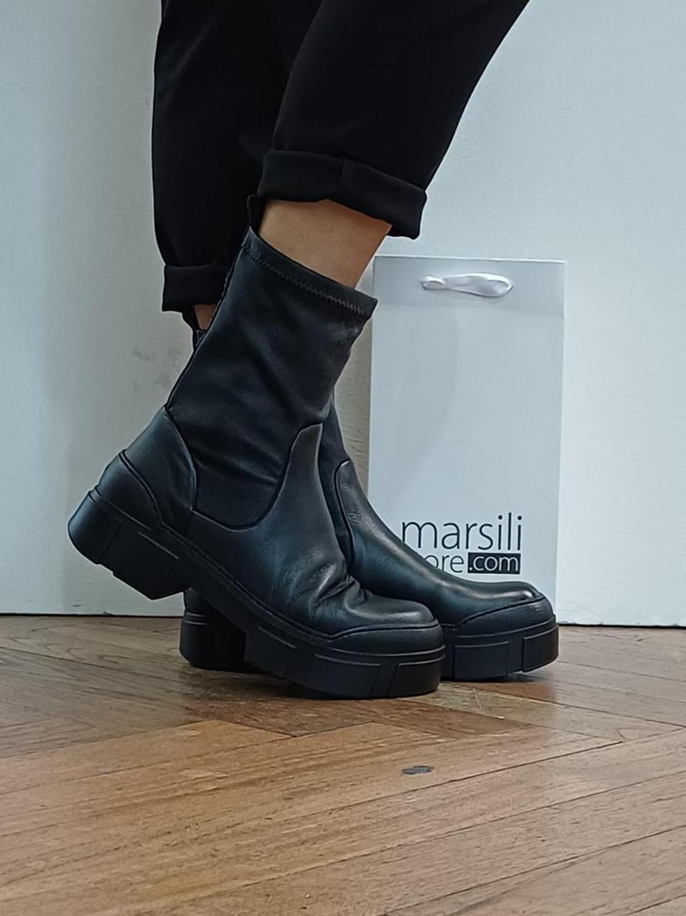 stivaletto strech 4012 NERO VIC MATIE'