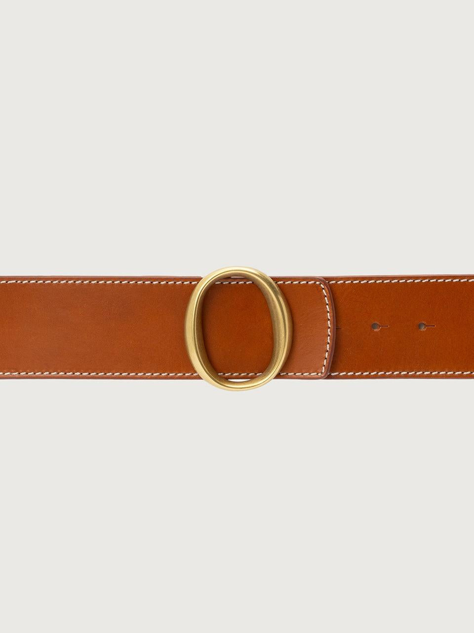 cintura impunturata h 50mm D10422 CUOIO ORCIANI