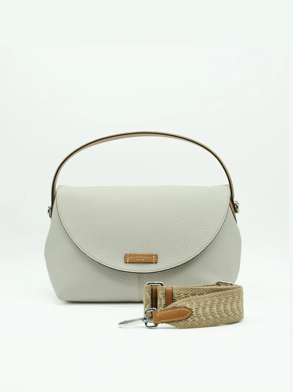borsa tracolla alessandra grande BS11356TKL SABBIA GIANNI CHIARINI
