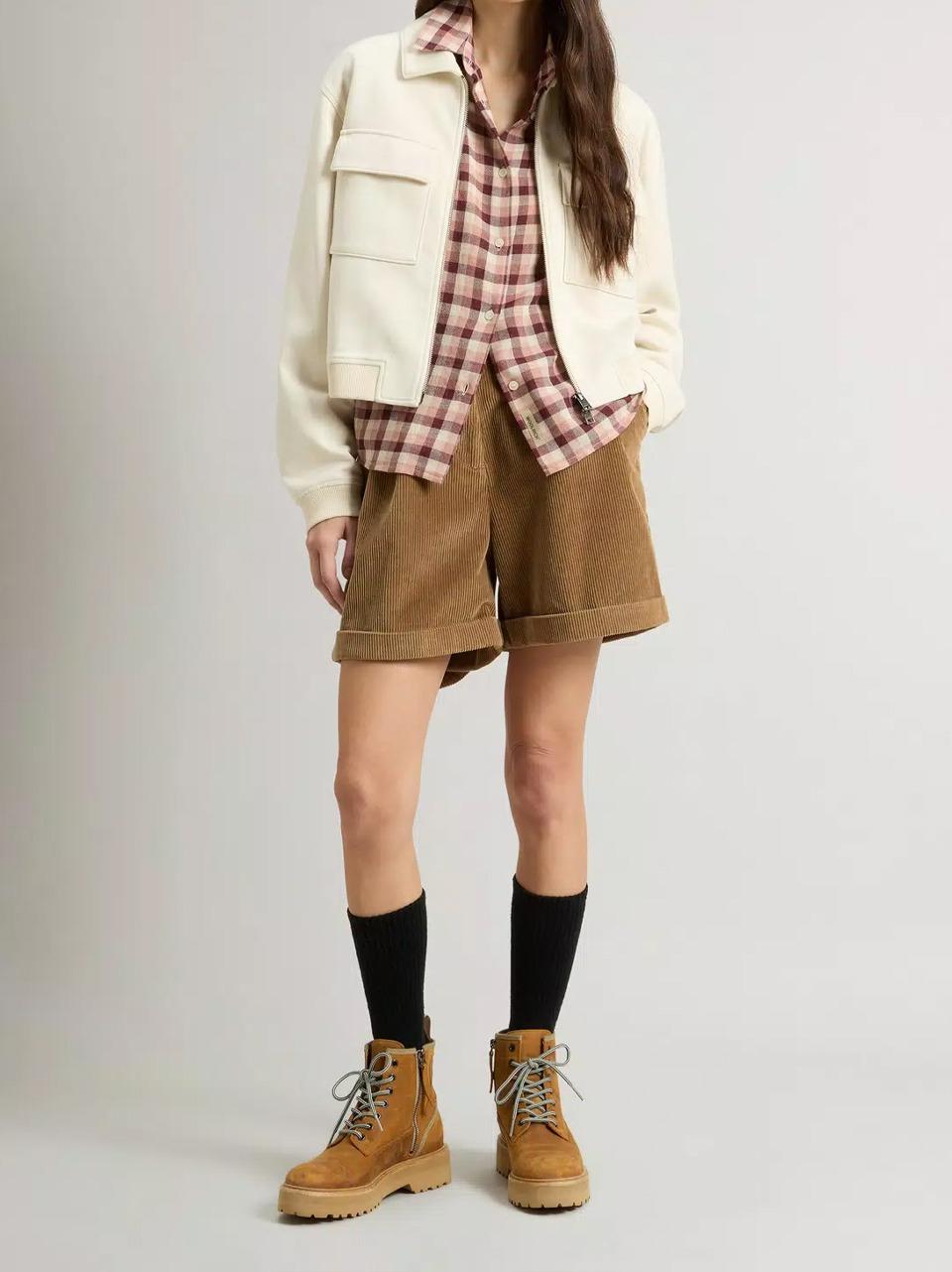 super soft interloc zippata CFWWSW2003 FRUT 5051 MILKY WOOLRICH
