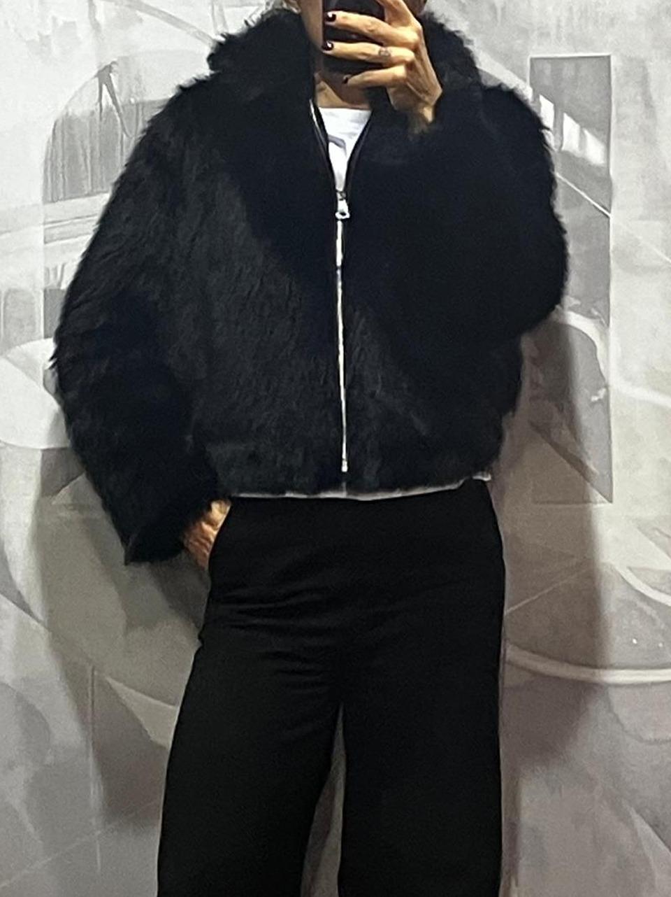 ecopelliccia bomber LE006 B KAOS