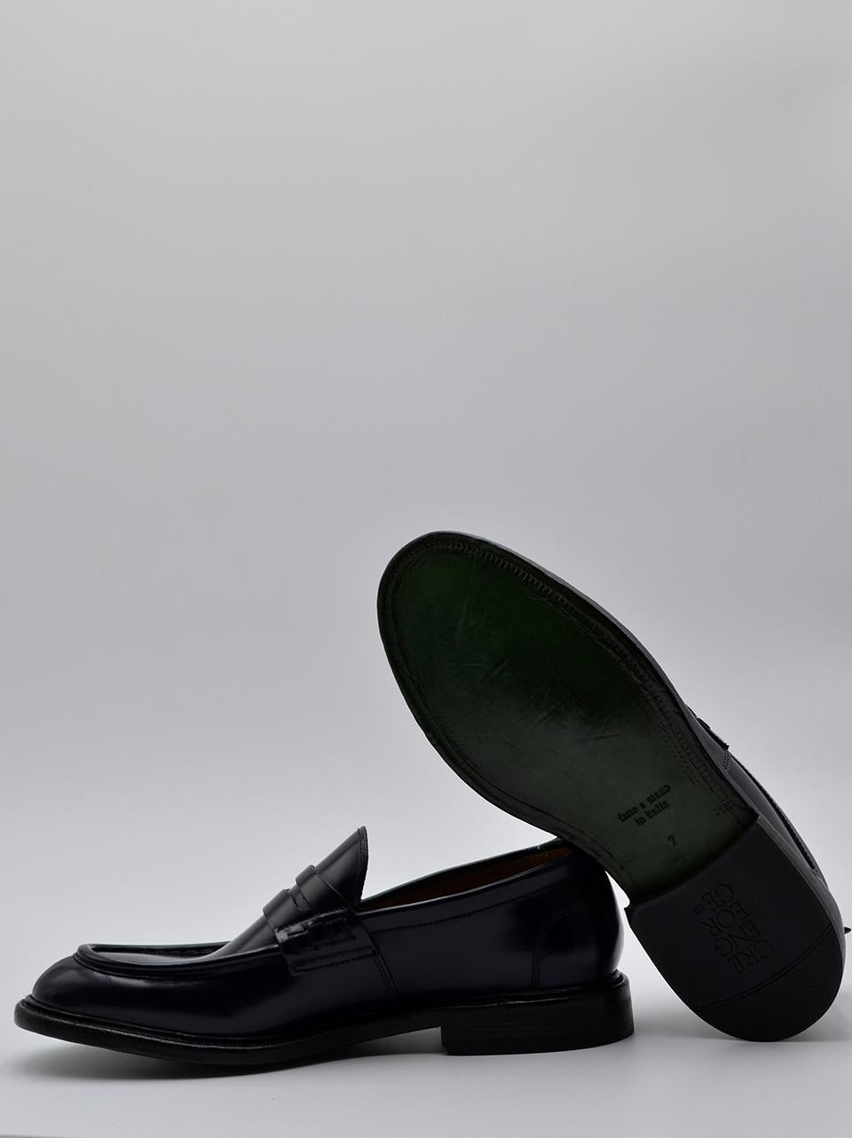 mocassino con passante 2099 6013 BLU GREEN GEORGE